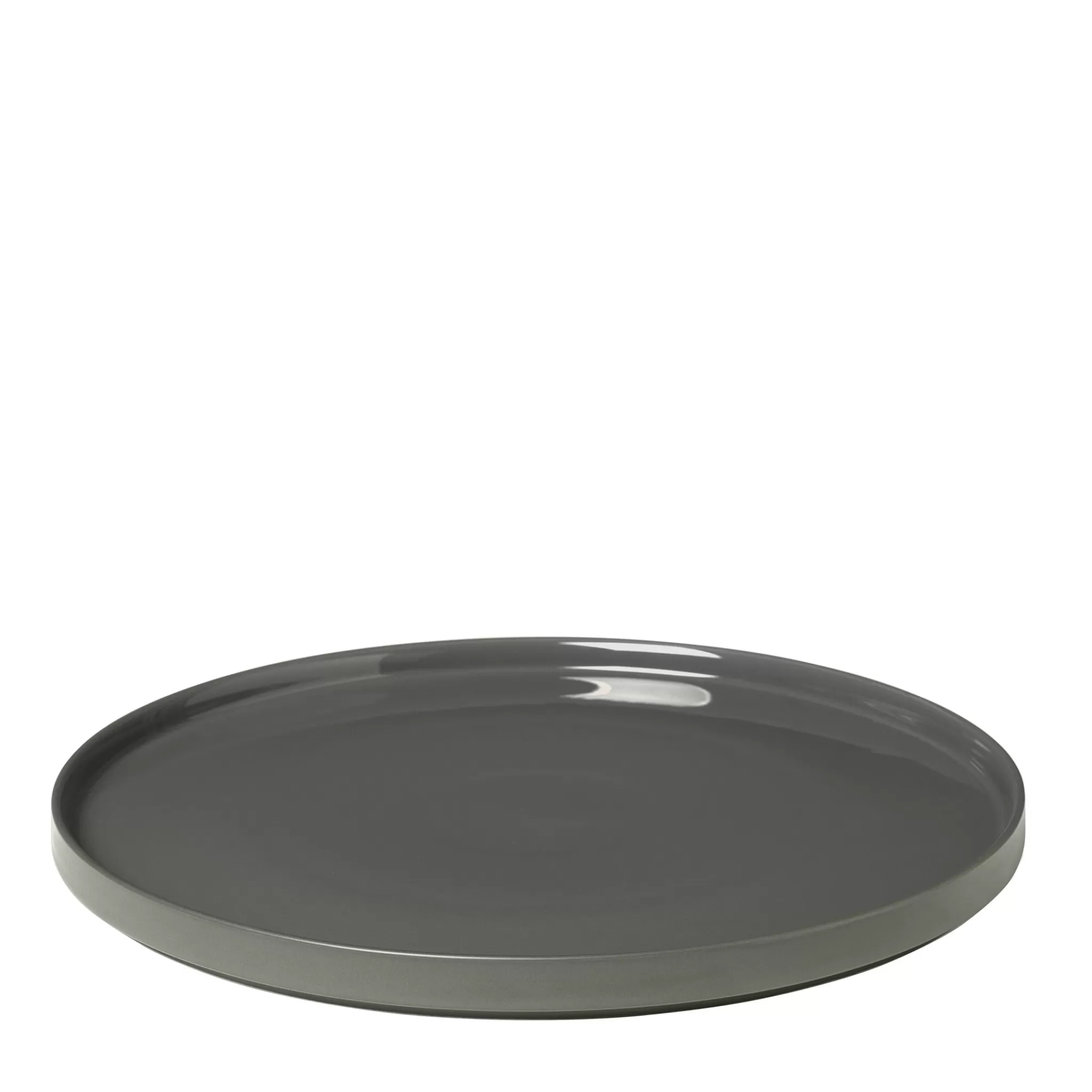 Store Pilar Flat Plate / Serving Plate 35 Cm Color Pewter (63965) Pilar