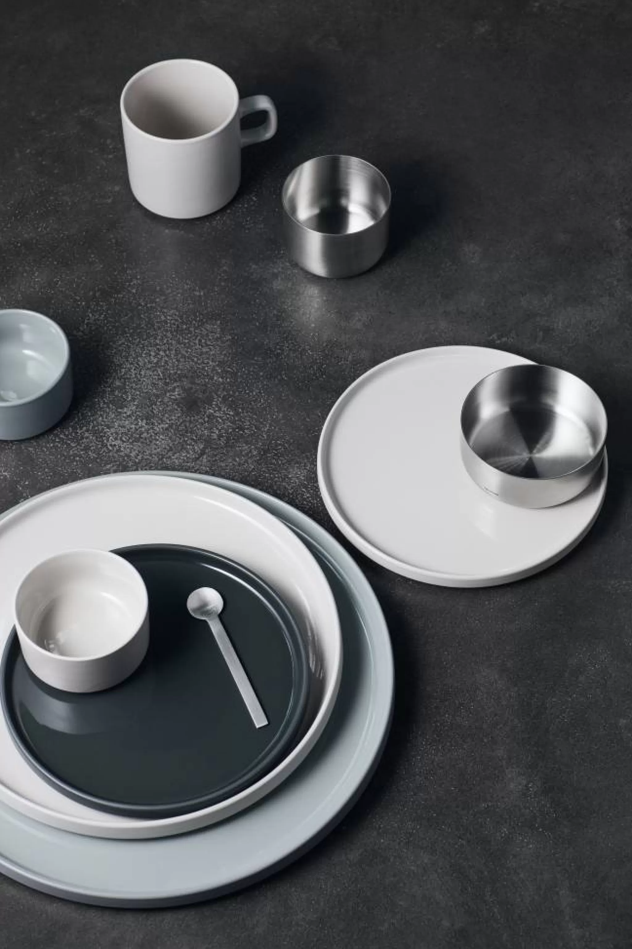 Fashion Pilar Flat Plate / Tapas Plate 10 Cm Moonbeam Set / 4 (63988) Pilar