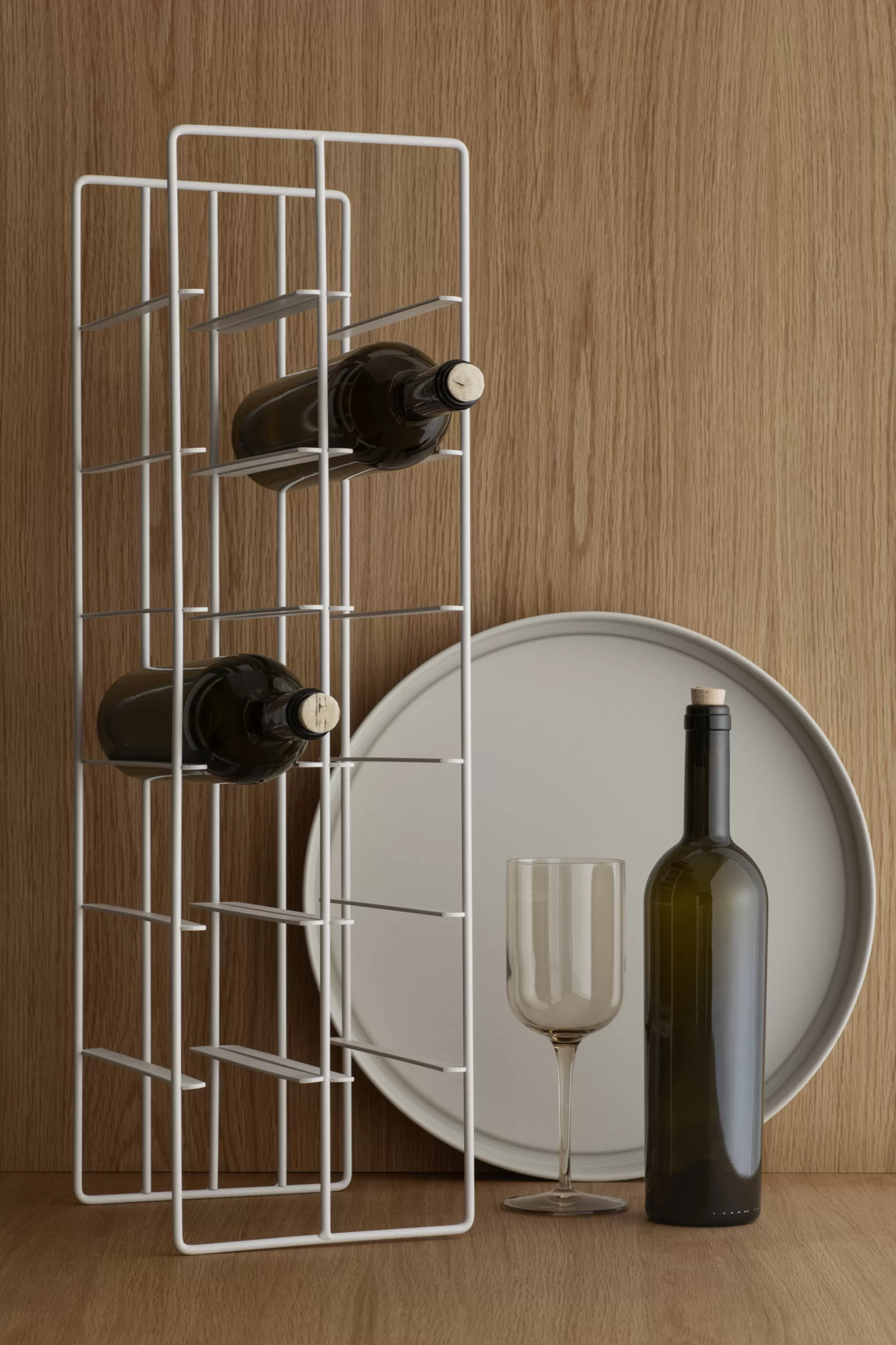 Blomus Wine Rack*Pilare Wine Rack / Bottle Rack Moonbeam (12 Bottles) 64281