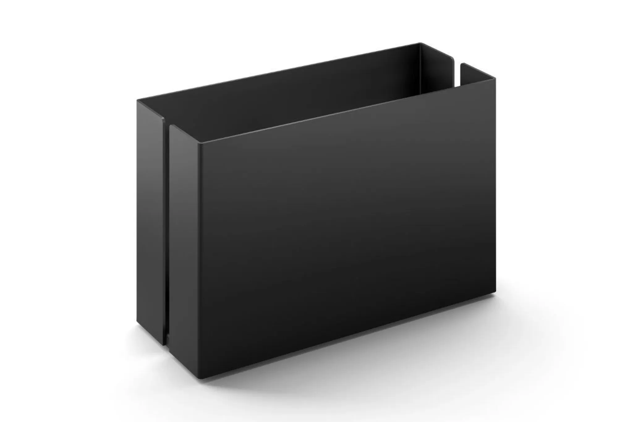 Zack Beauty Box*Potes Storage Tray 15 Cm 40535 (Powder-Coated Steel, Black)