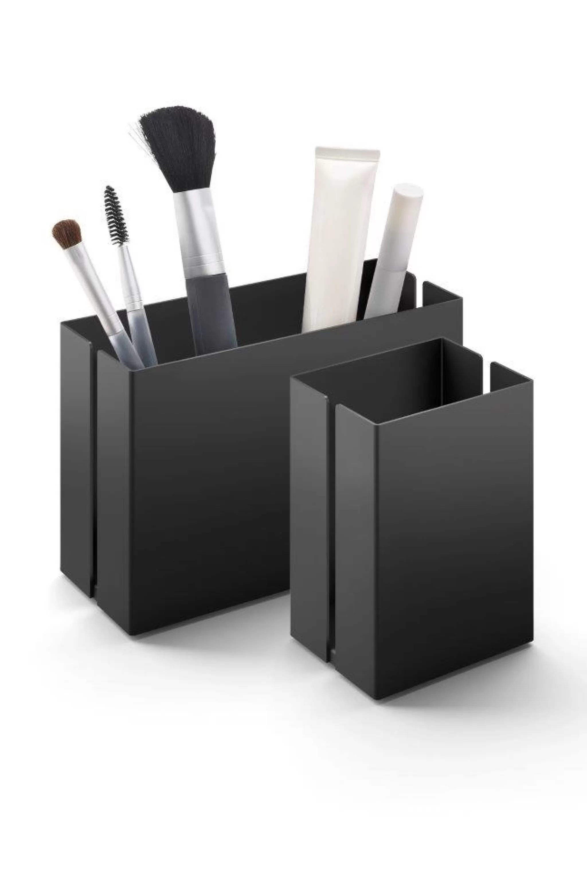 Zack Beauty Box*Potes Storage Tray 7.5 Cm 40536 (Powder-Coated Steel, Black)