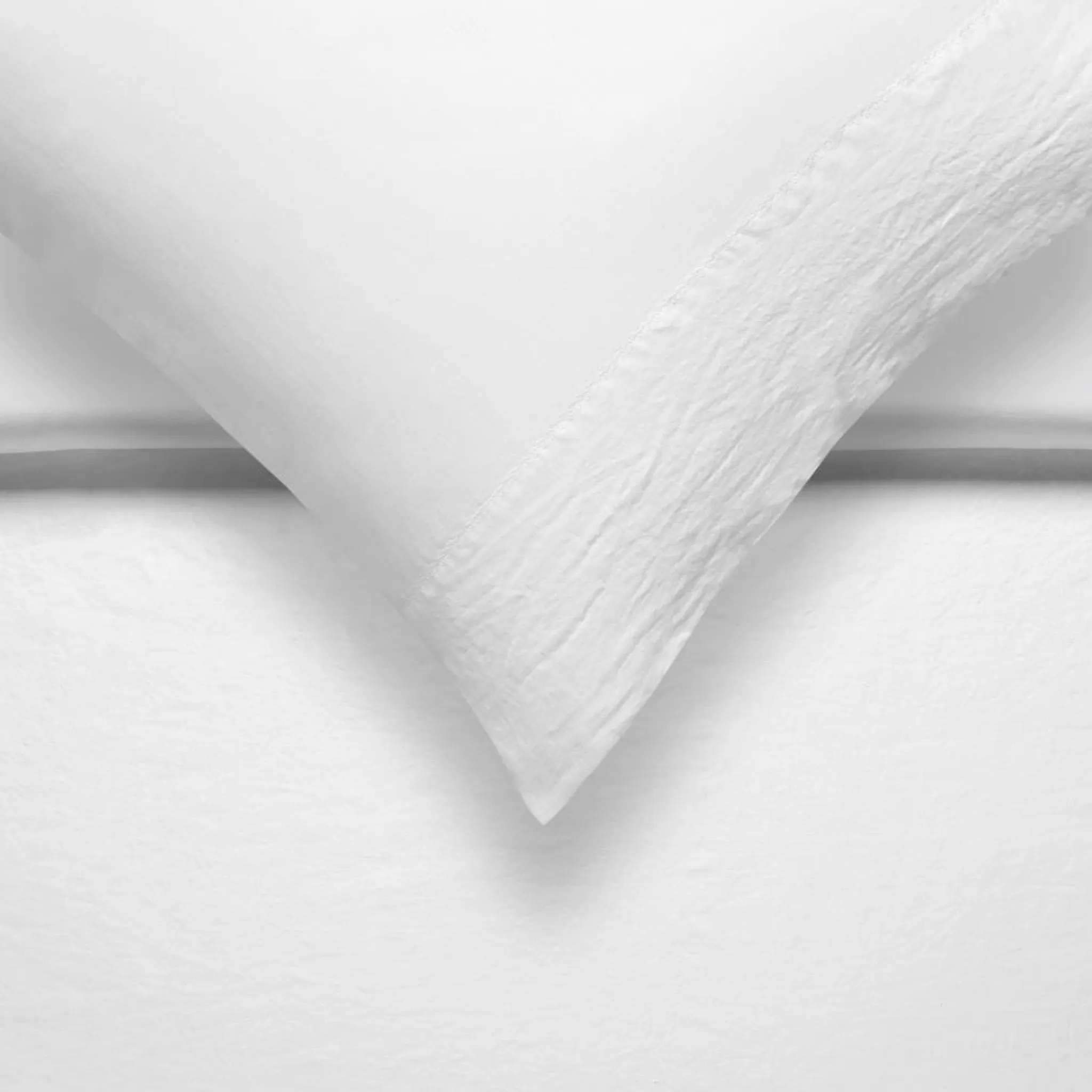 Flash Sale Pure 07 Duvet Cover 240X200/220 Cm, Twin, White (Linen / Satin Cotton) Prsa17207 Twin Beds