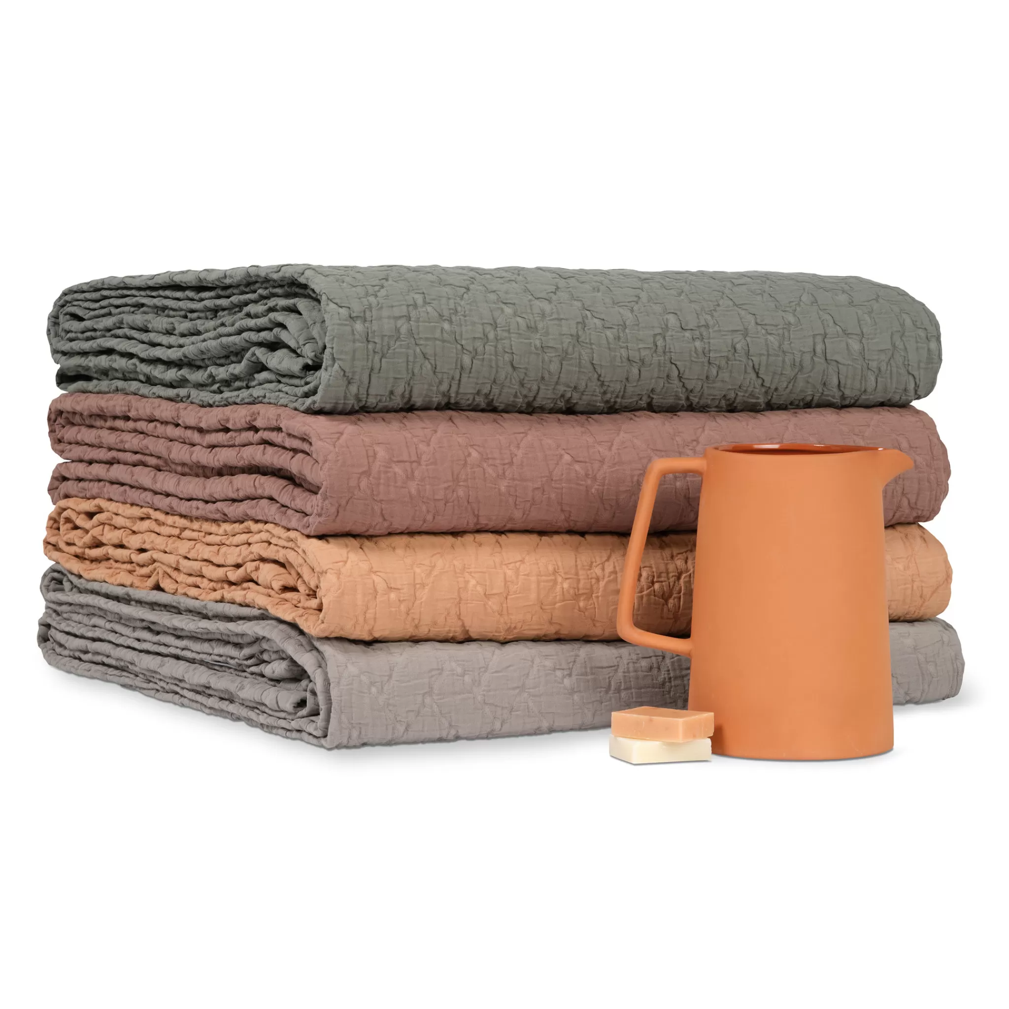 Outlet Pure 10 Cushion Cover 40X55 Cm Sage Green (Cotton) Prsa17210 Bedspread