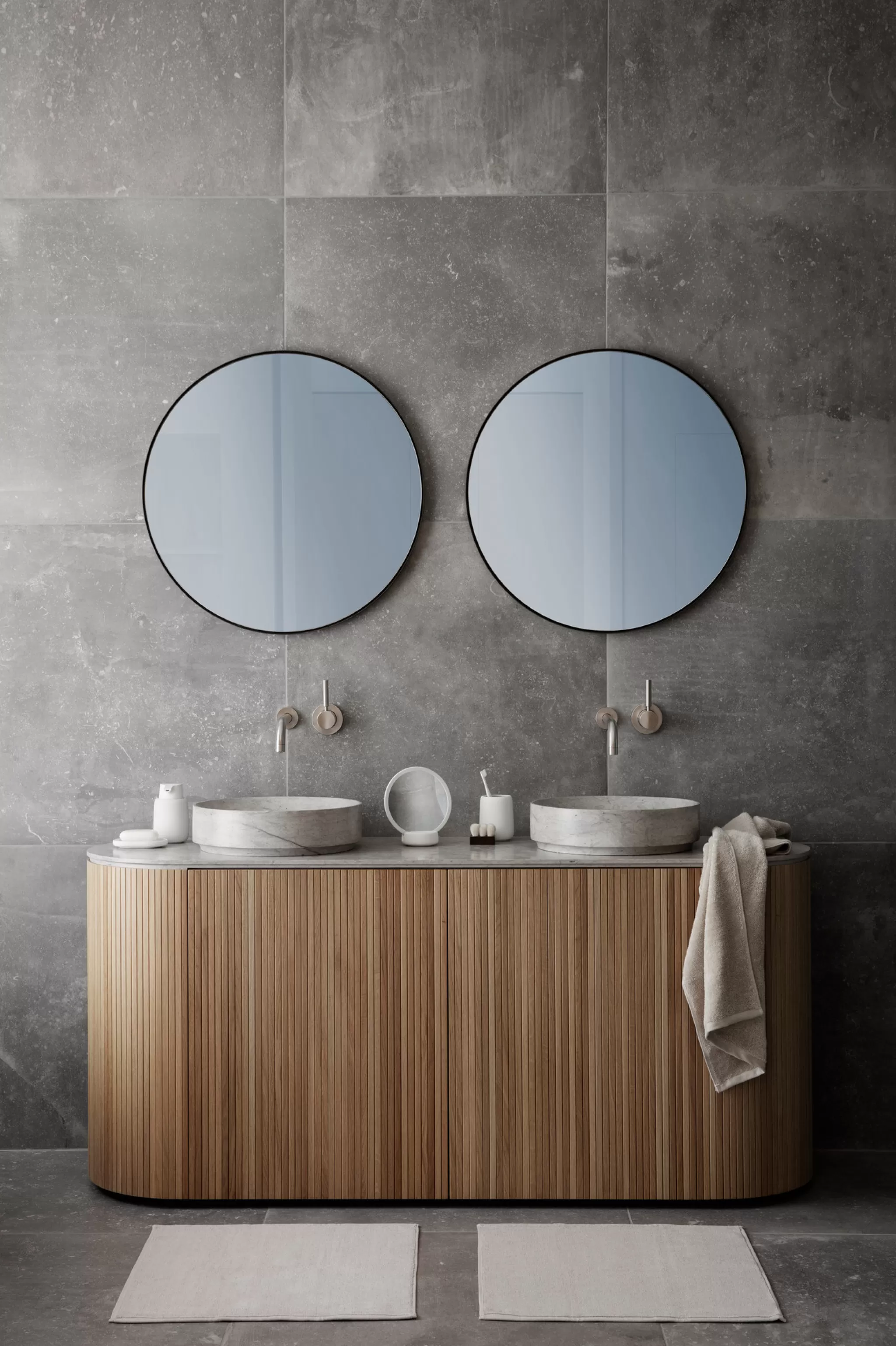 Blomus Wall Mirror*Rim Wall Mirror 50 Cm (Ashes Of Roses) 66001