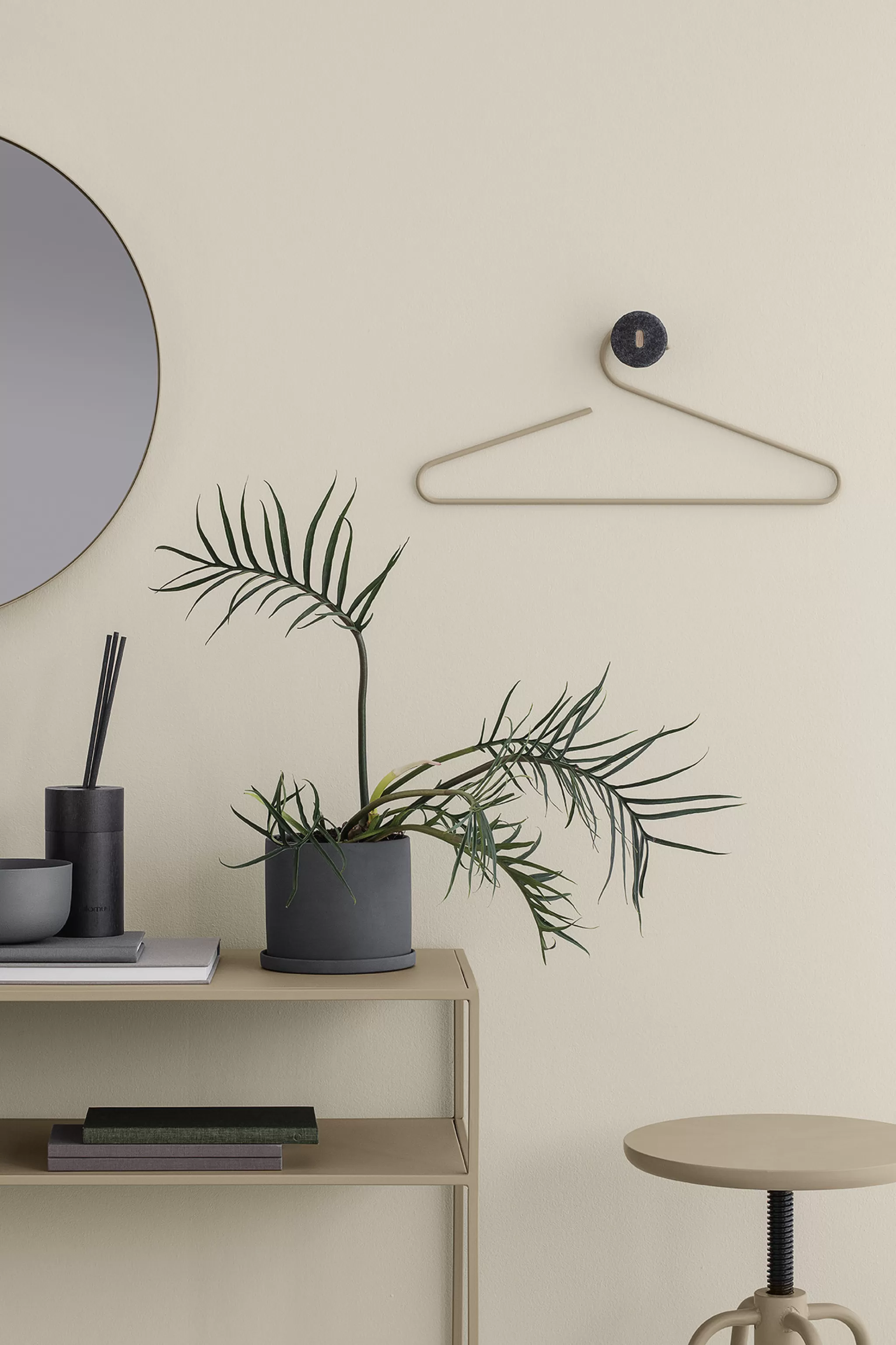 Blomus Wall Mirror*Rim Wall Mirror 50 Cm (Ashes Of Roses) 66001