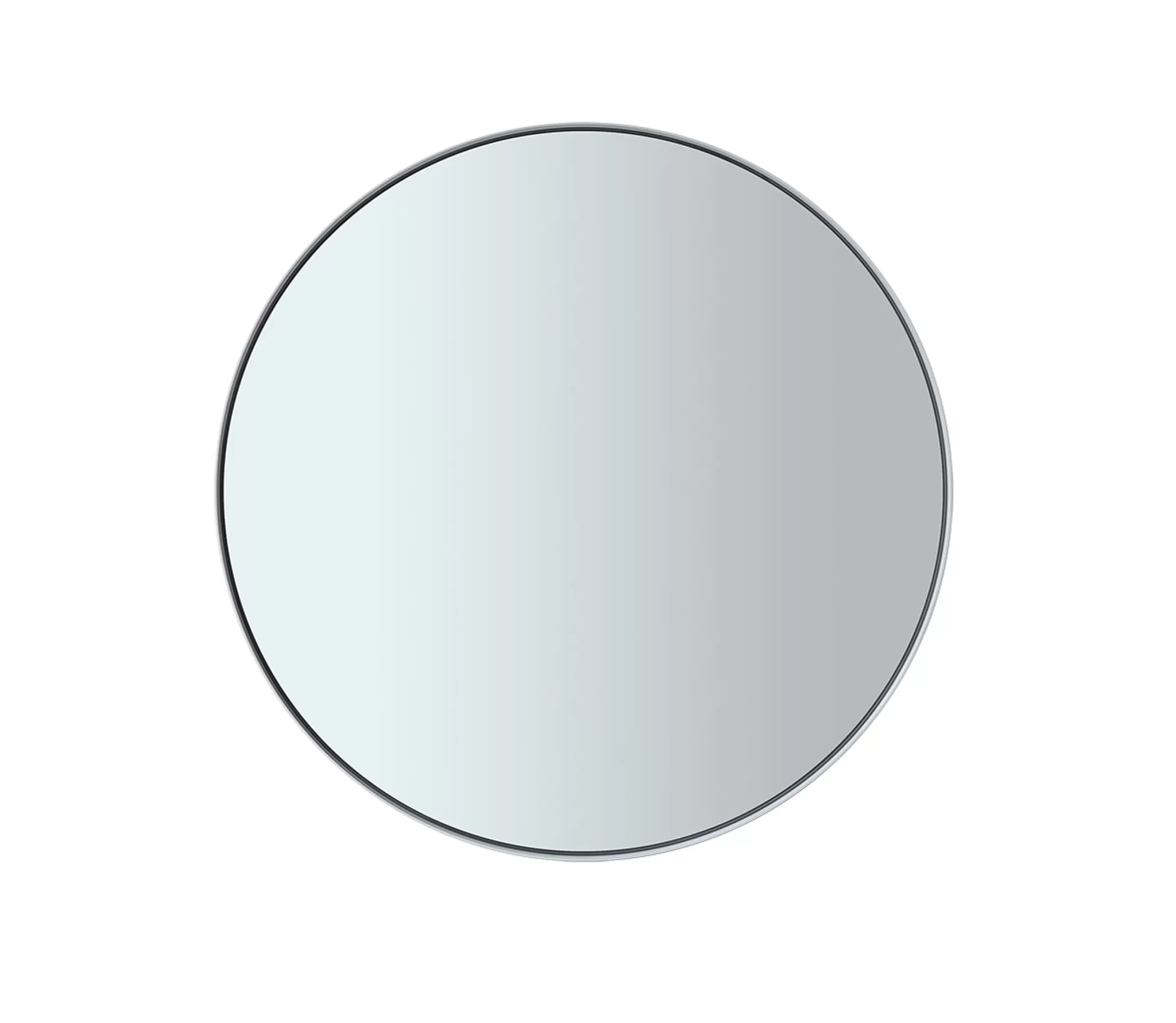 Blomus Wall Mirror*Rim Wall Mirror 50 Cm White (66162) Smoked Glass