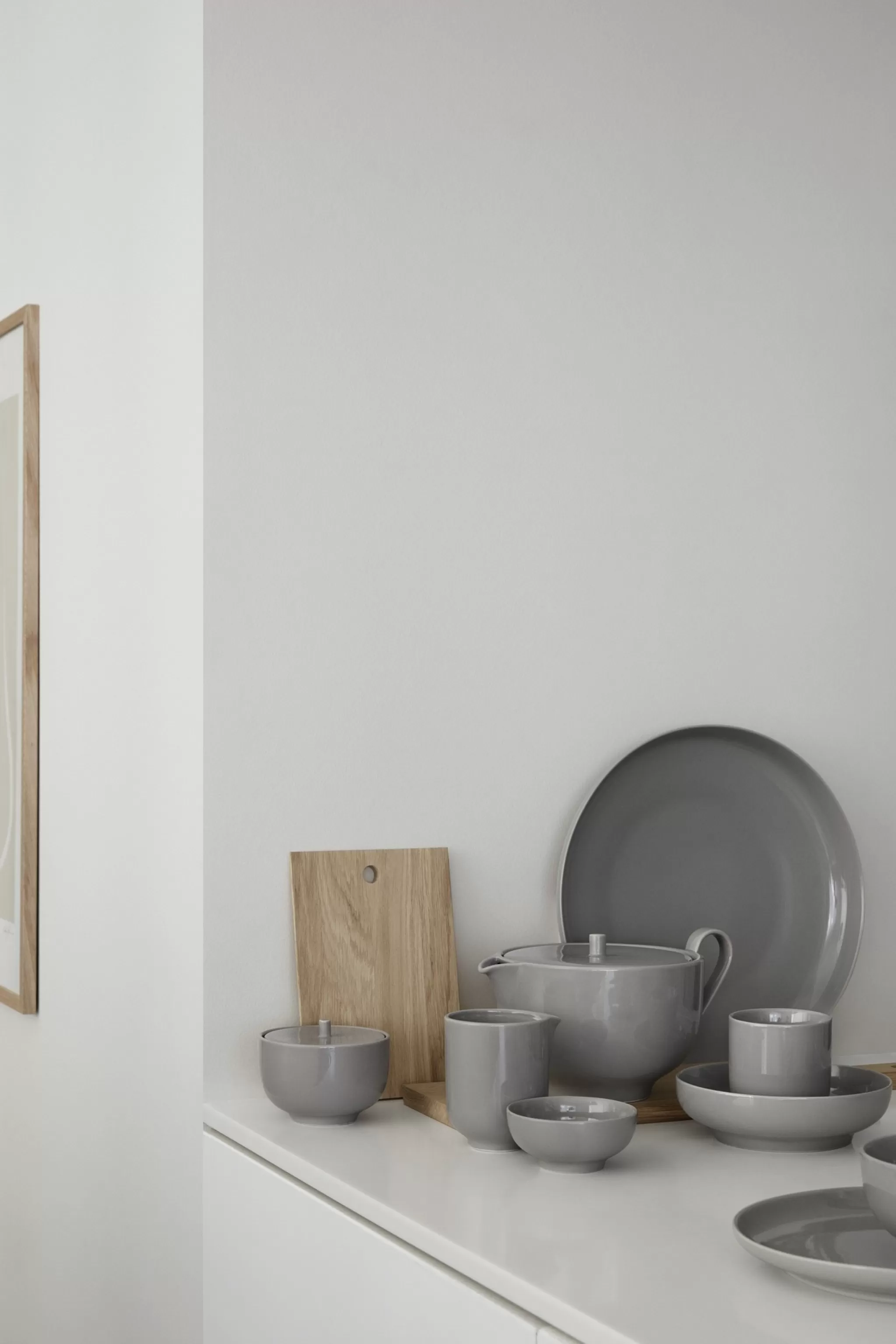 Blomus Coffee Tea*Ro Set / 2 Tea Cups With Saucer Nimbus Cloud (64142)