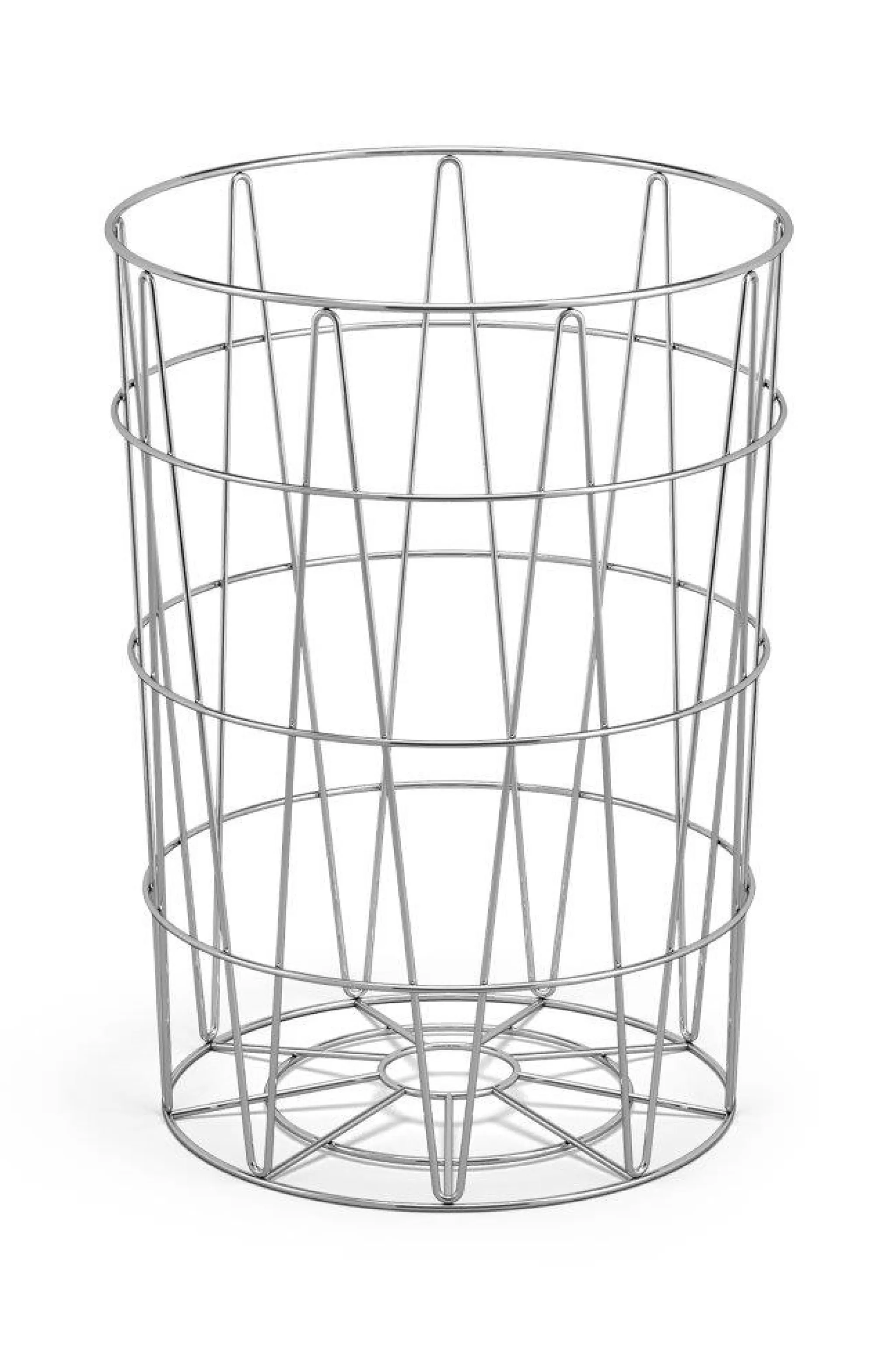 Zack Garbage Can*Satone Wastepaper Basket, Height 39 Cm And Diameter 30.5 Cm - 40441