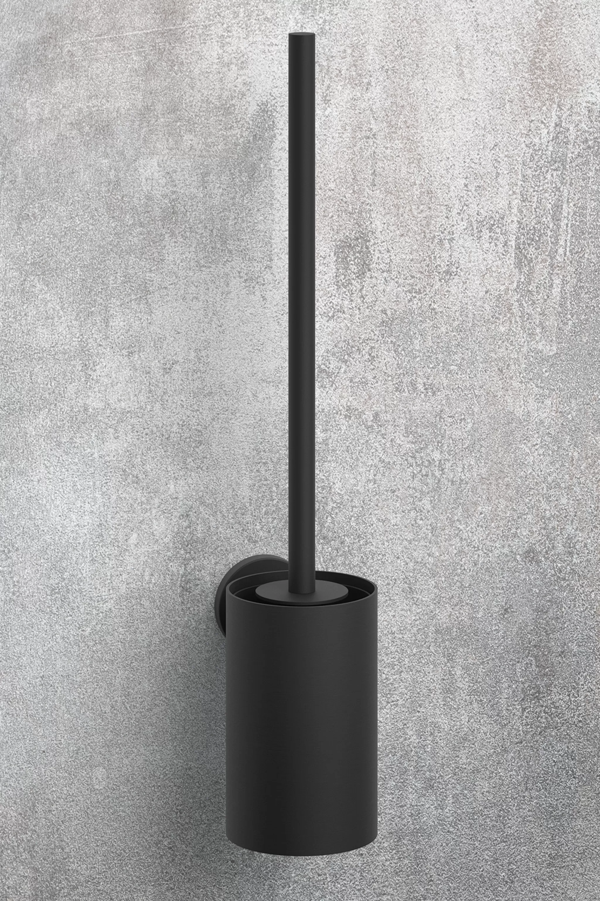 Zack Toilet Brush Holder*Scala Toilet Brush Set 40852 (Black)