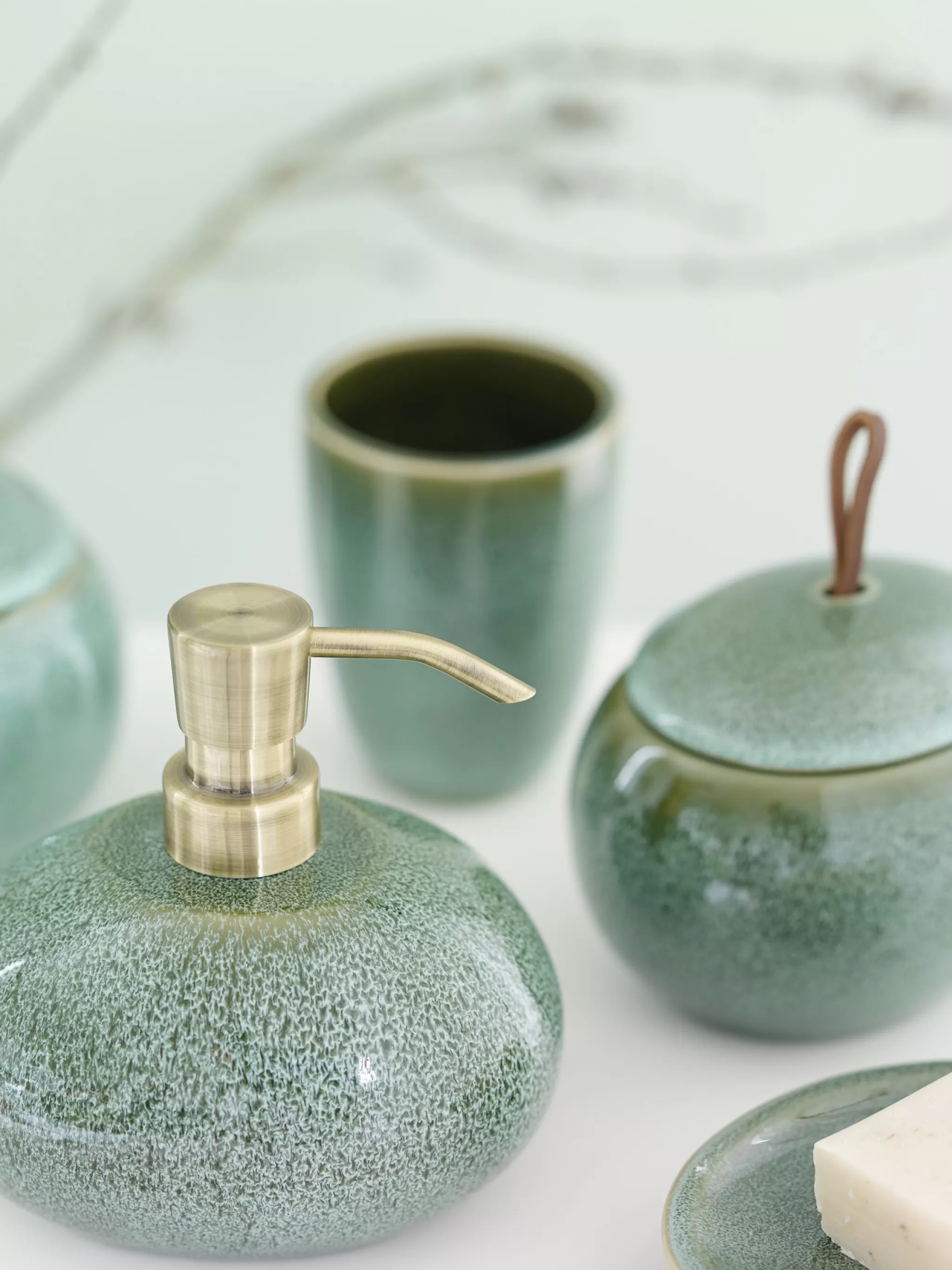 Aquanova Soap Dish*Soap Dish Ugo Color Forest-269, Green (Ugosdi-269)