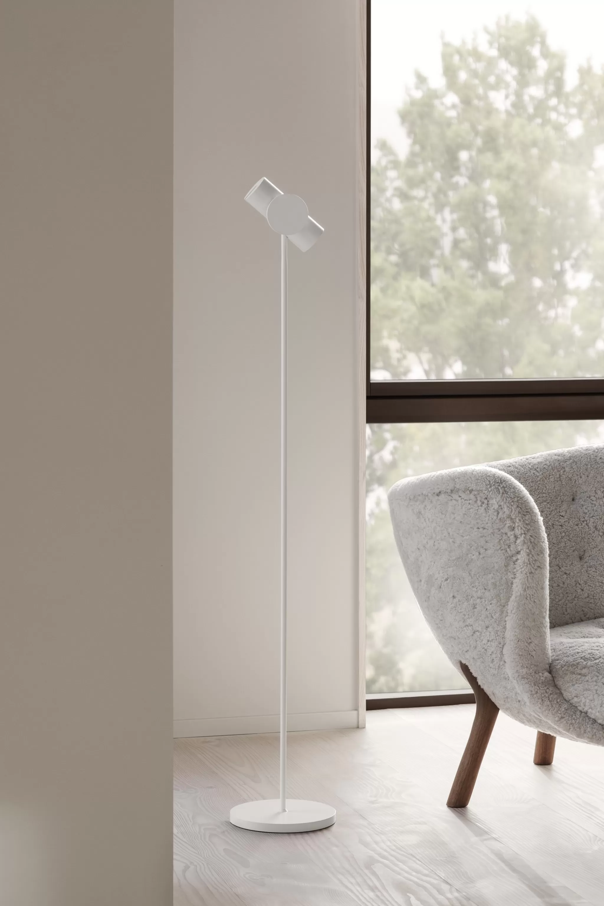 Blomus Lighting*Stage Led Floor Lamp Lily White (66183) Height 130 Cm