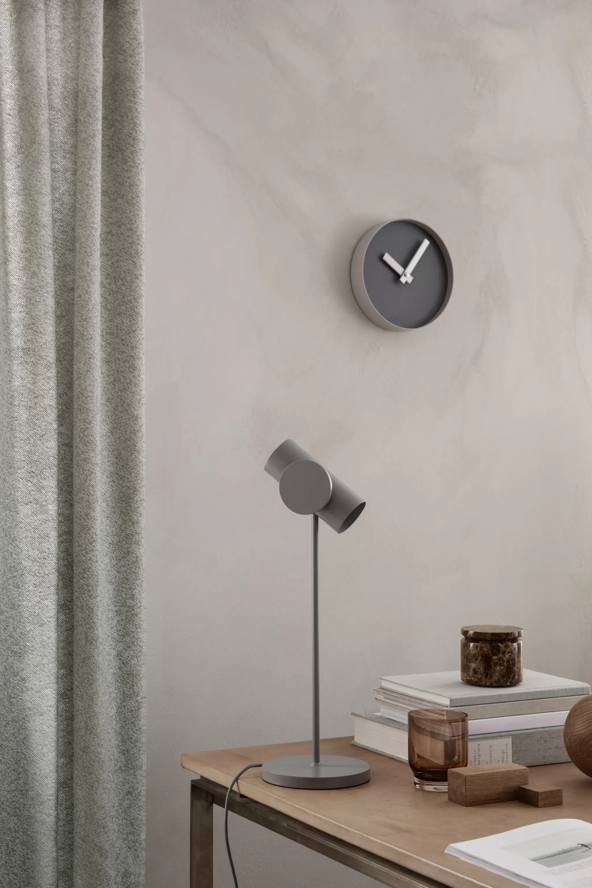 Blomus Lighting*Stage Led Table Lamp Warm Gray (66182) Height 44 Cm