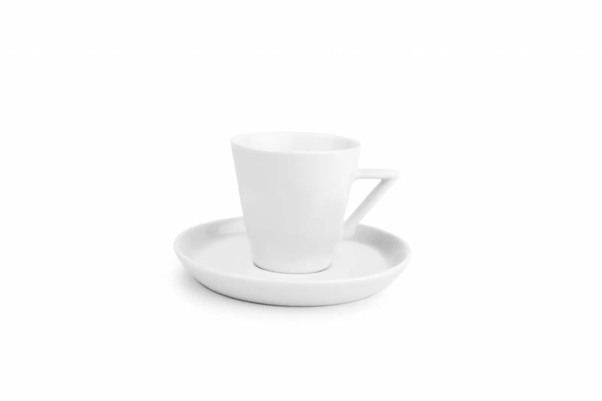 Online Stripeless Cup And Saucer 190 Ml (White) Set / 4 802212 Stripes