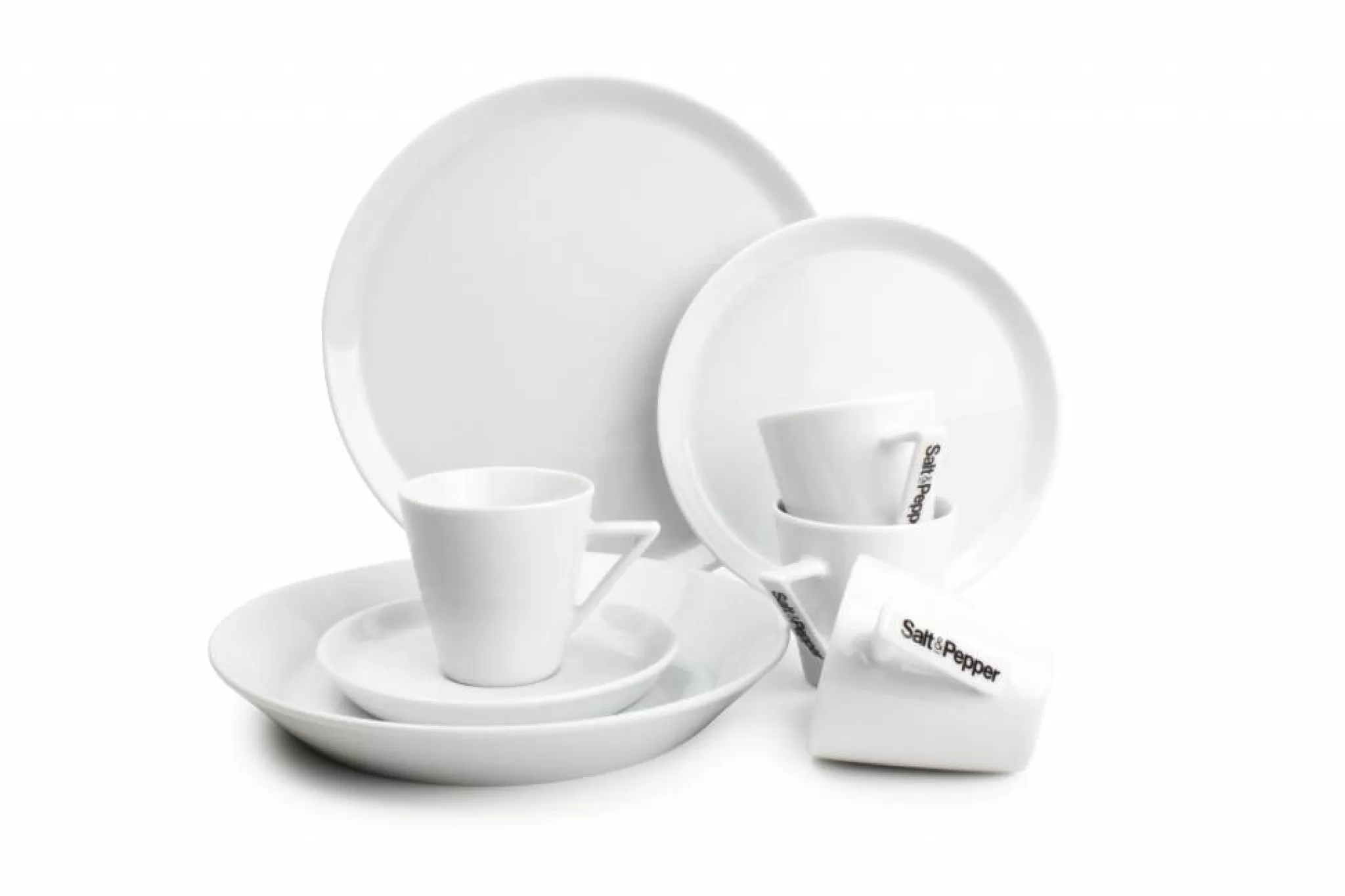 Online Stripeless Cup And Saucer 190 Ml (White) Set / 4 802212 Stripes
