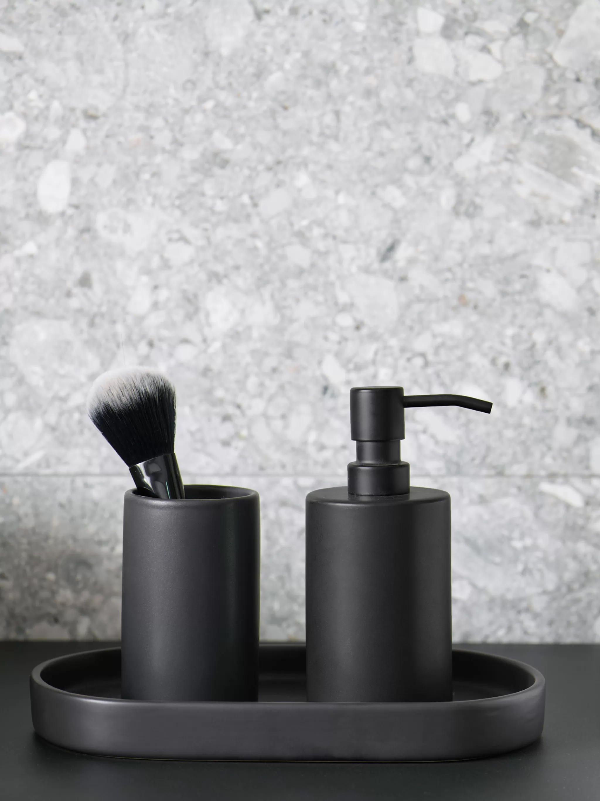 Aquanova Toilet Brush Holder*Toilet Brush Holder Forte Wall, Color Black (Forbhw-09)