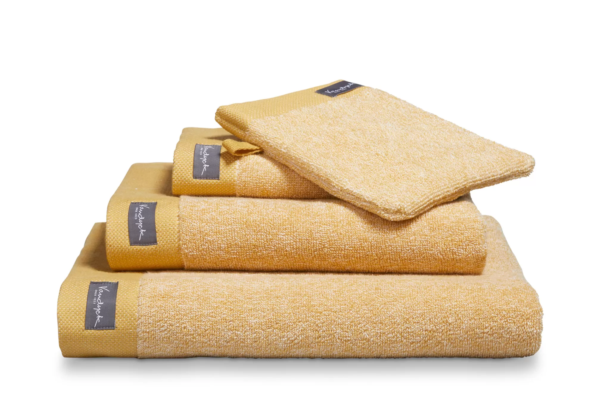 Vandyck Home*Towel Home Mouline Color Honey Gold (Bakc18201)