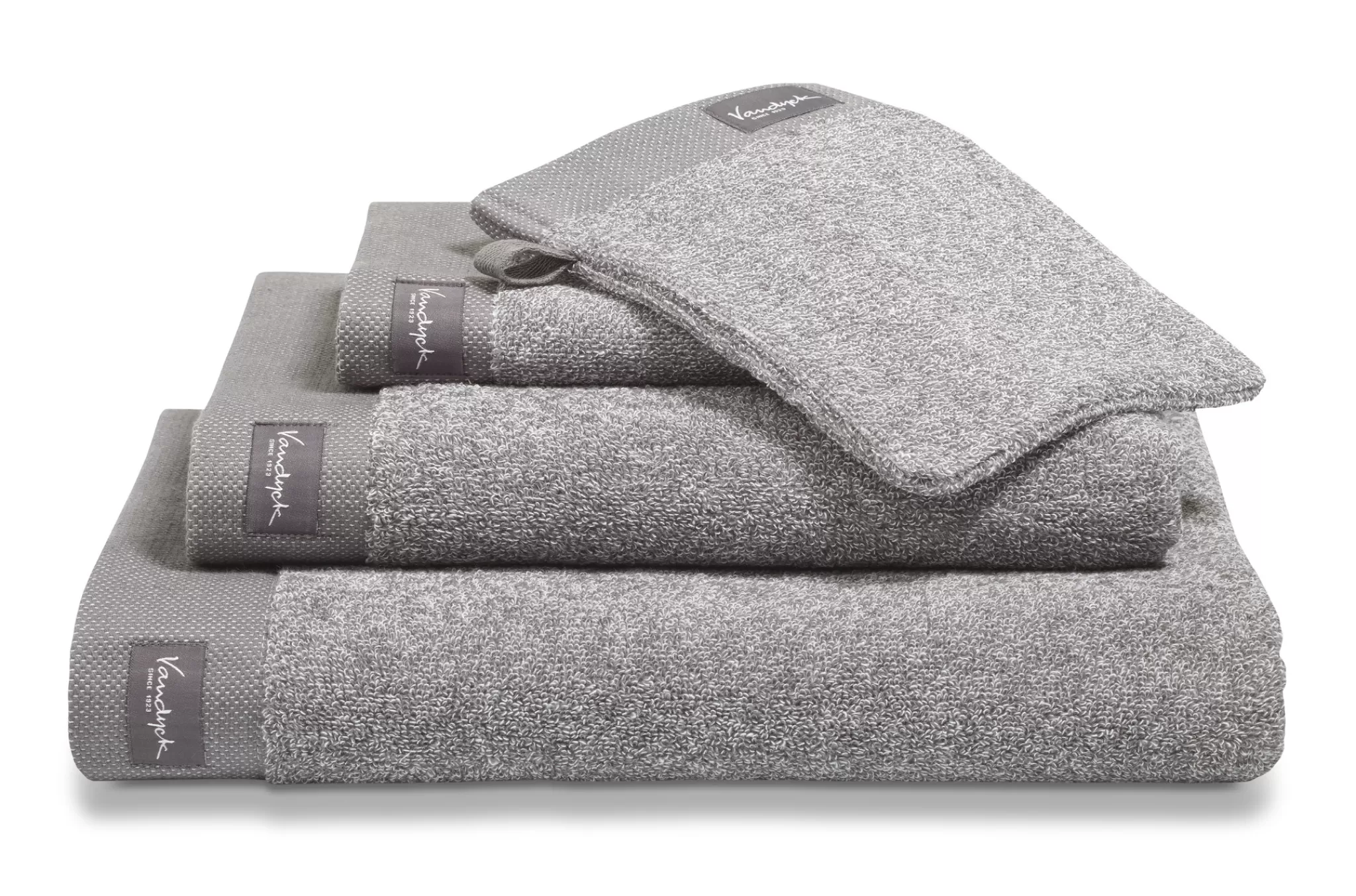 Vandyck Home*Towel Home Mouline Color Mole Gray (Bakc18201)