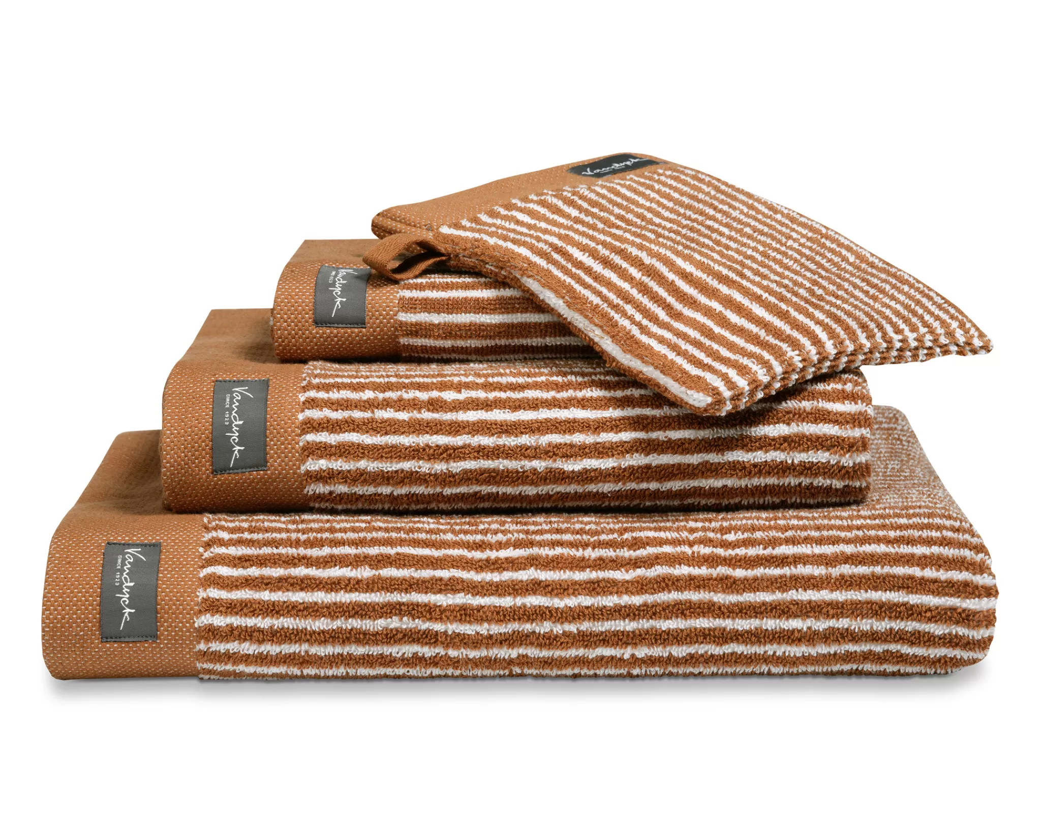 Vandyck Home*Towel Home Petit Ligne Color Cognac (Bakc15101)