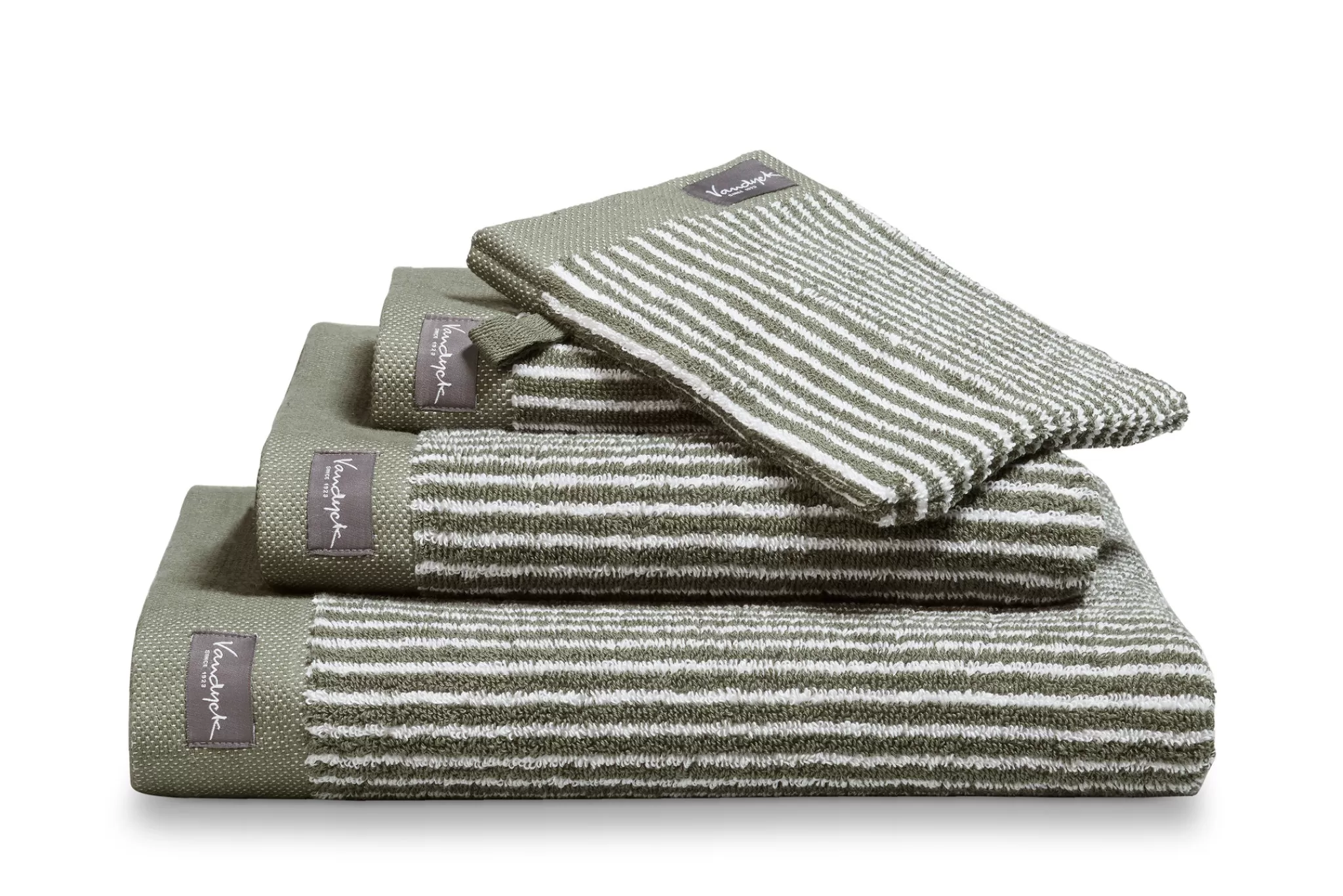 Vandyck Home*Towel Home Petit Ligne Color Olive (Bakc15101)
