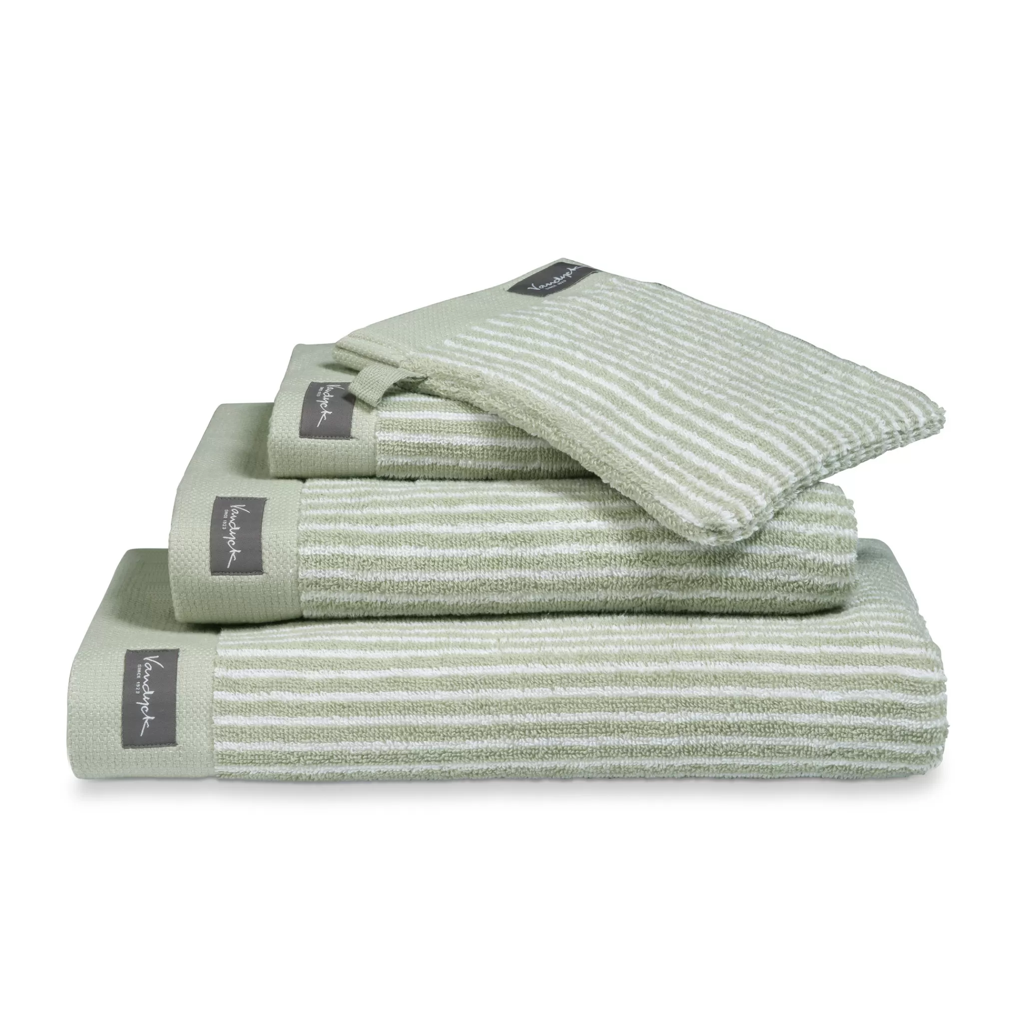 Vandyck Home*Towel Home Petit Ligne Color Smoke Green (Bakc15101)