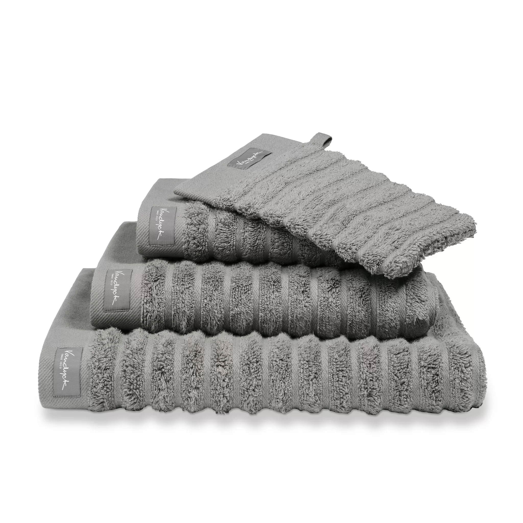Vandyck Home*Towel Home Wave Mole Gray-001