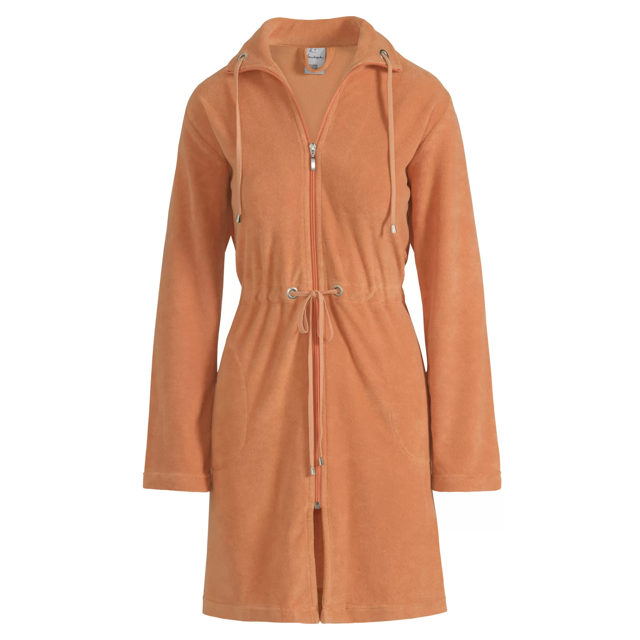 Vandyck Short Bathrobe*Vogue Bathrobe Color Apricot Blush (Bage20107)