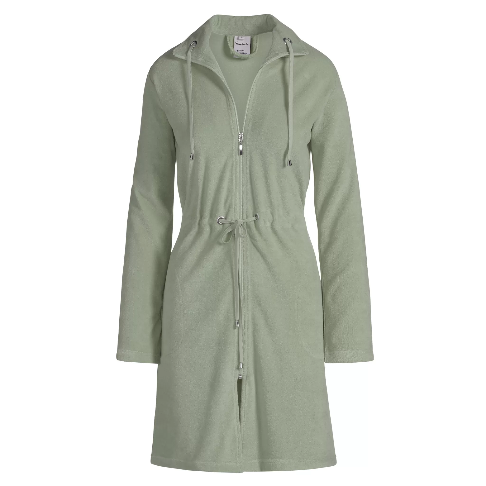 Vandyck Short Bathrobe*Vogue Bathrobe Color Pale Olive (Bage20107)