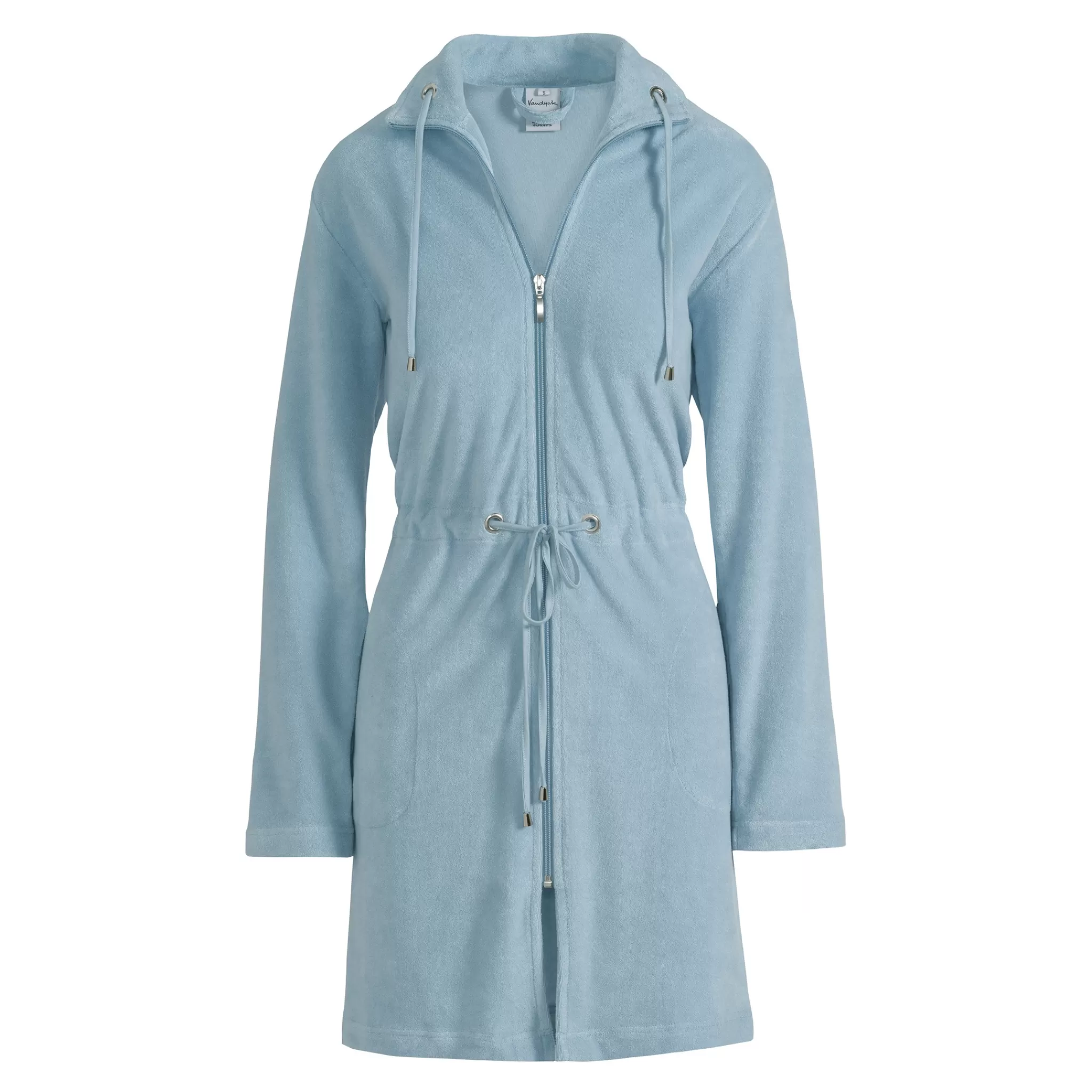 Vandyck Short Bathrobe*Vogue Bathrobe Color Powder Blue (Bage20107)