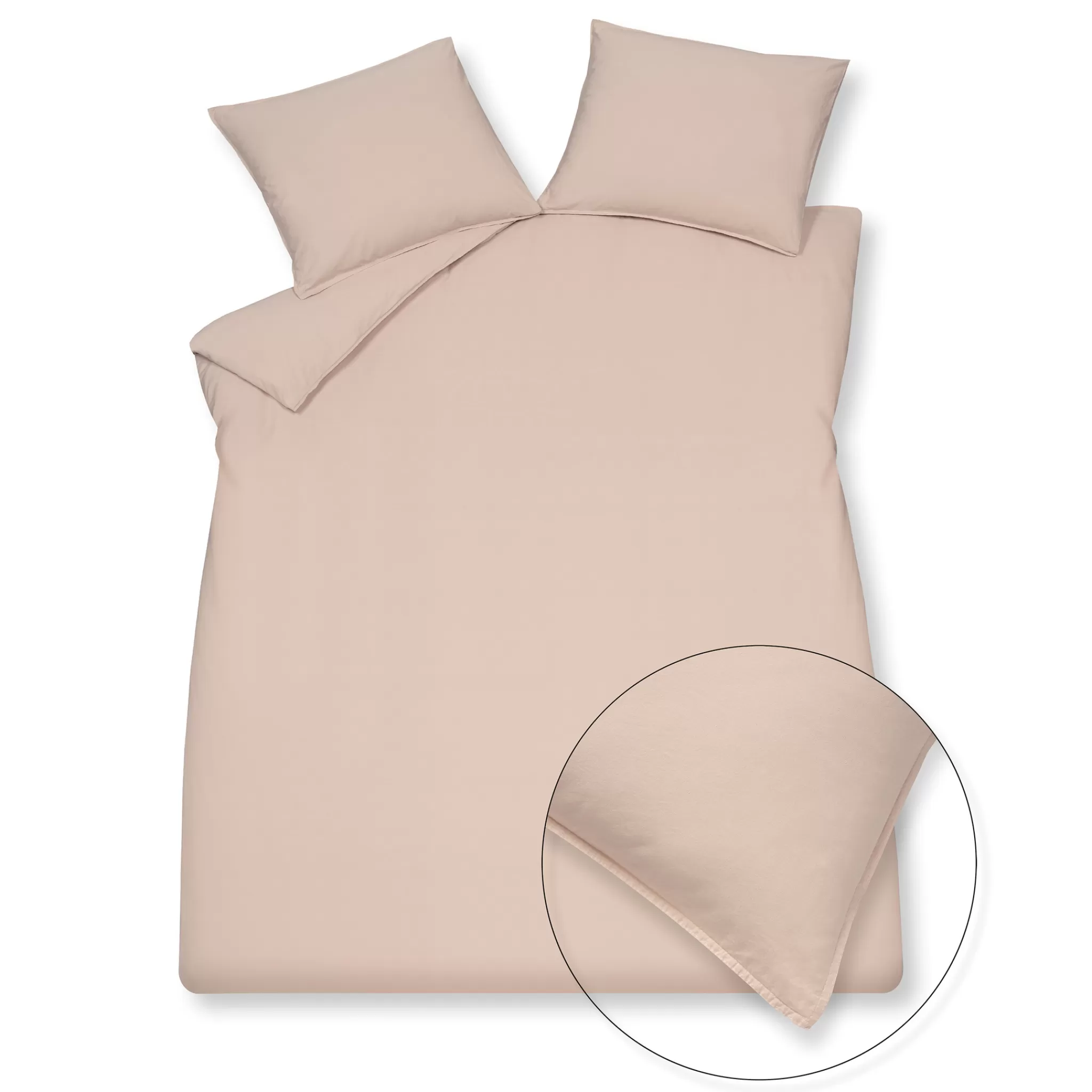 Cheap Washed Cotton Duvet Cover 140X220 Cm Pale Pink (Cotton) Clla20201 1 Person