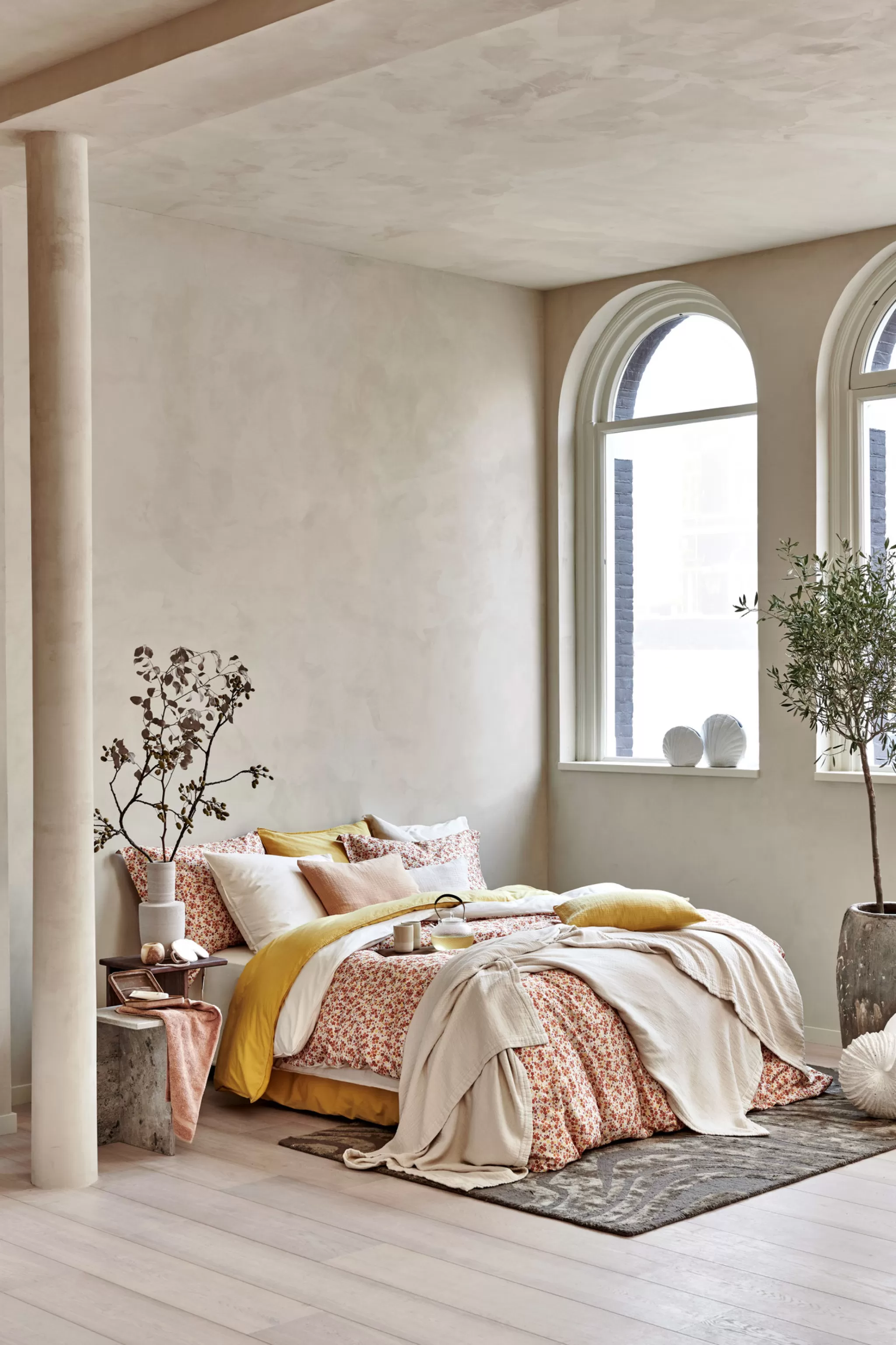 Discount Washed Cotton Duvet Cover 200X220 Cm Cream Tan (Cotton) Clla20201 2 Persons